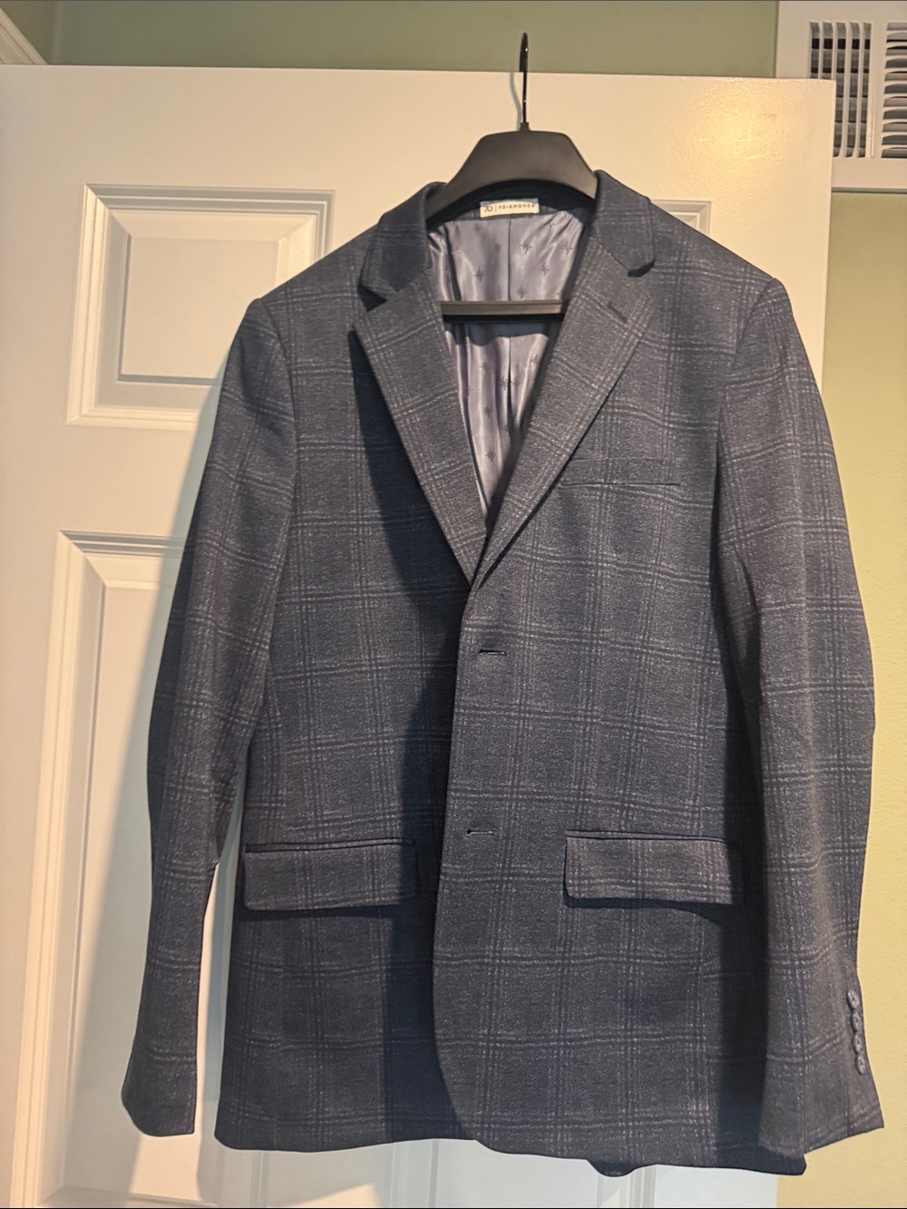7 Diamonds Men's Blazer with Purple Patterned Lining